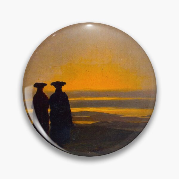 Item preview, HD Caspar David Friedrich - Sunset designed and sold by Go Logo Designs.