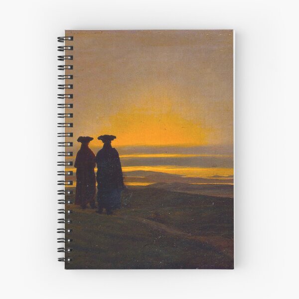 Artikelvorschau, HD Caspar David Friedrich - Sunset entworfen und verkauft von Go Logo Designs.