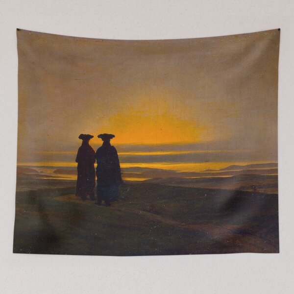Item preview, HD Caspar David Friedrich - Sunset designed and sold by Go Logo Designs.