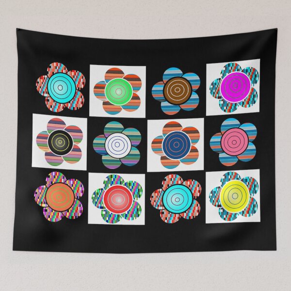 Item preview, Colorful Flowers  designed and sold by Shirley cute art .