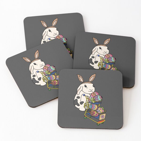 Item preview, Mini Lop Rabbit Bunny Doing Groceries Shopping on Easter Celebration designed and sold by wigobun.