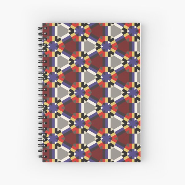 Kaleidoscopic Logic Spiral Notebook