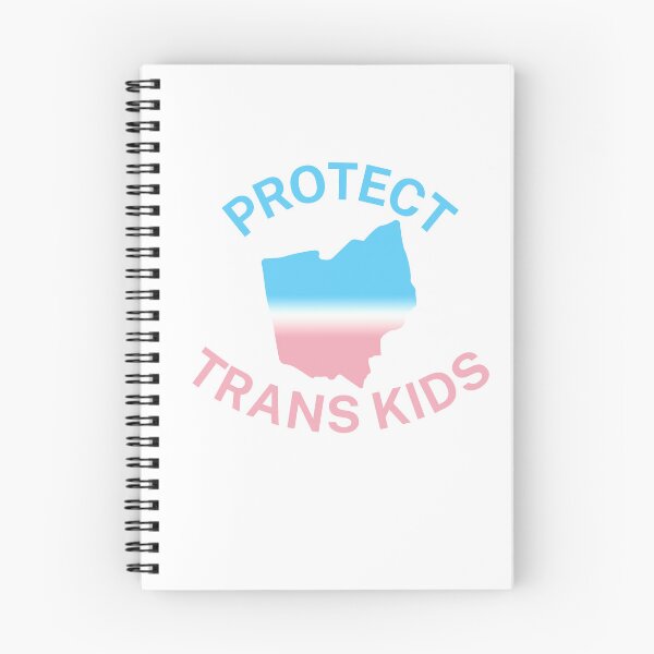 Item preview, Protect Trans Kids Ohio - Transgender Flag - Protect Transgender Children - Curved Design designed and sold by SayWhatYouFeel.