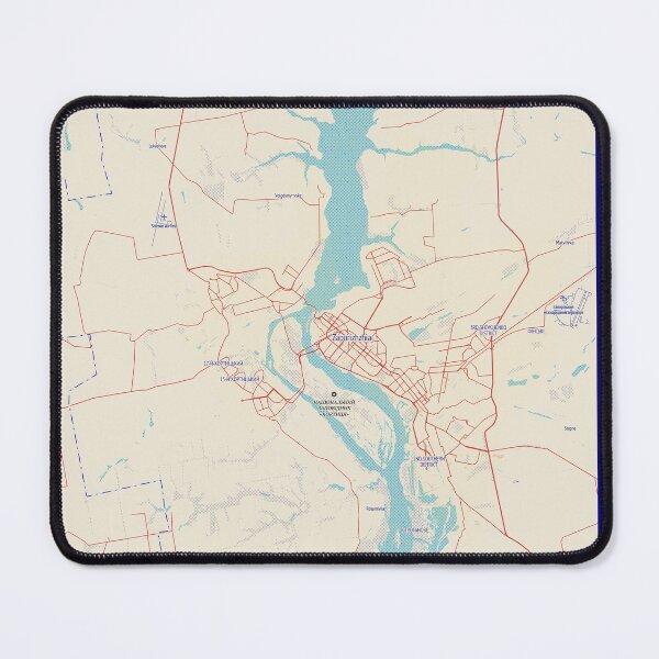 Item preview, Zaporizhzhya City Map designed and sold by randomorder.