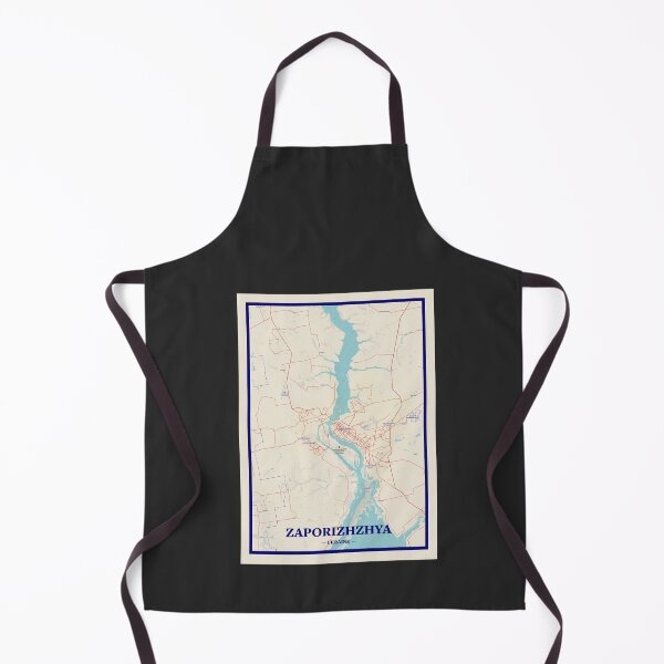 Item preview, Zaporizhzhya City Map designed and sold by randomorder.