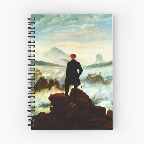Item preview, HD Caspar David Friedrich - Der Wanderer über dem Nebelmeer designed and sold by Go Logo Designs.