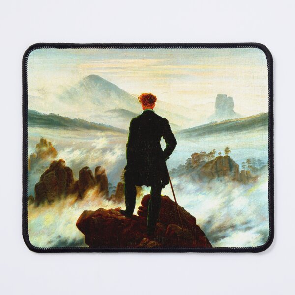 Item preview, HD Caspar David Friedrich - Der Wanderer über dem Nebelmeer designed and sold by Go Logo Designs.