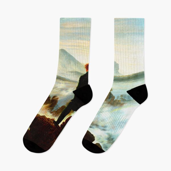 Item preview, HD Caspar David Friedrich - Der Wanderer über dem Nebelmeer designed and sold by Go Logo Designs.