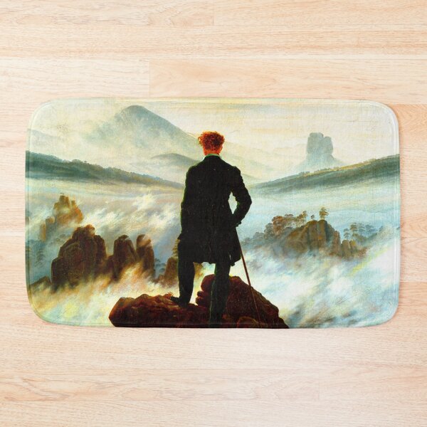 Item preview, HD Caspar David Friedrich - Der Wanderer über dem Nebelmeer designed and sold by Go Logo Designs.