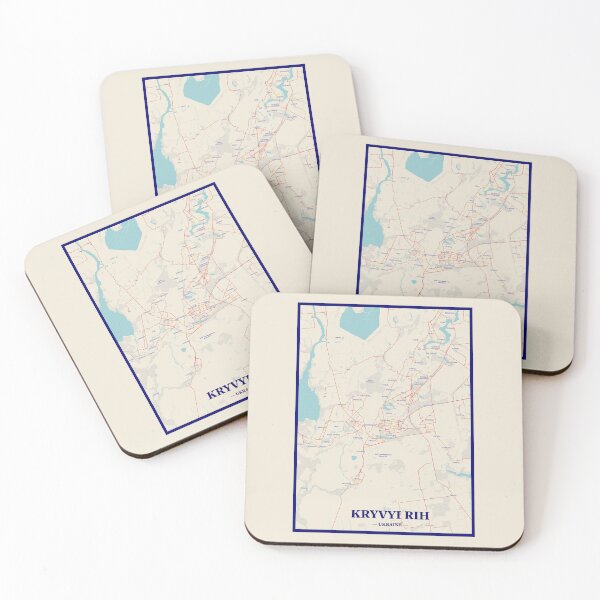 Item preview, Kryvyi Rih City Map designed and sold by randomorder.