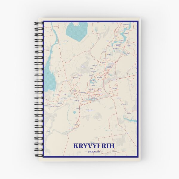 Item preview, Kryvyi Rih City Map designed and sold by randomorder.