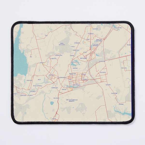 Item preview, Kryvyi Rih City Map designed and sold by randomorder.