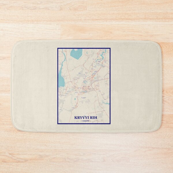 Item preview, Kryvyi Rih City Map designed and sold by randomorder.