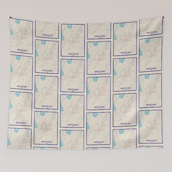 Item preview, Kryvyi Rih City Map designed and sold by randomorder.