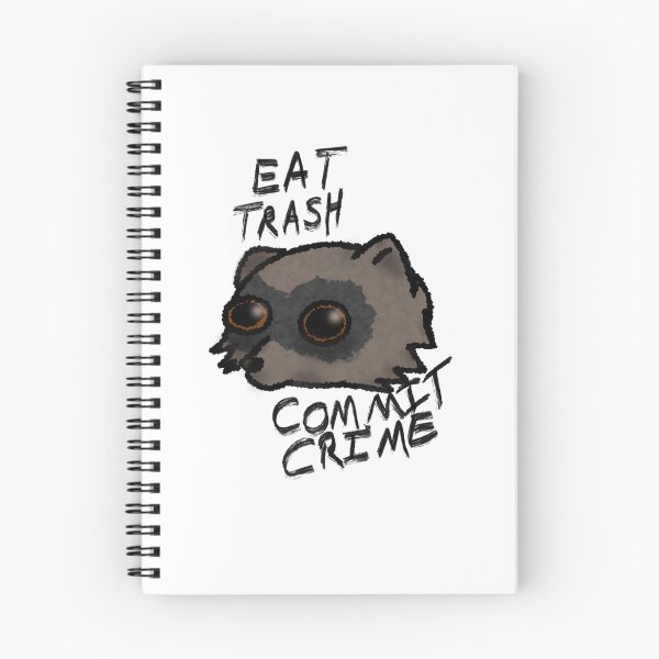 Item preview, Eat trash commit crime  designed and sold by snailfarmer22.