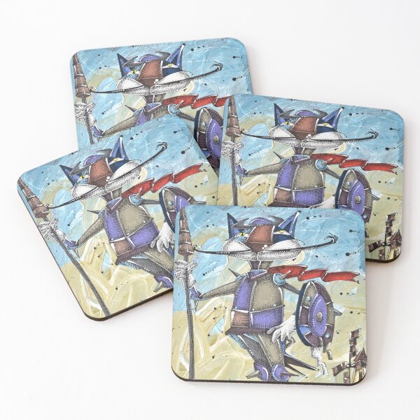 Item preview, Gato Quijote, Daniel Acebo, Arte de trastienda designed and sold by The Sr Corchea Backroom Art.