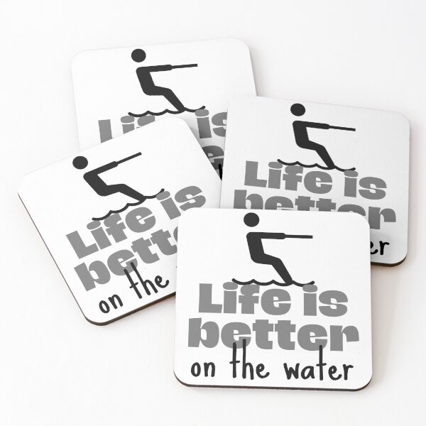 Item preview, Waterskiing: Life is better on the water designed and sold by TheGreenGoat.