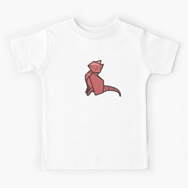 Origami Cat Kids T-Shirt