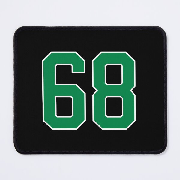 Item preview, 68 number, green lucky sports sixty eight designed and sold by ArtIsParty.