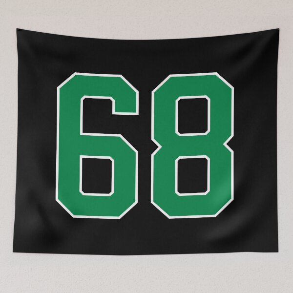 Item preview, 68 number, green lucky sports sixty eight designed and sold by ArtIsParty.