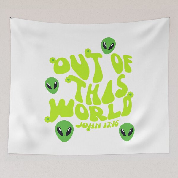Item preview, Out of this world alien trendy aesthetic Christian Bible verse designed and sold by Emily Roberts.