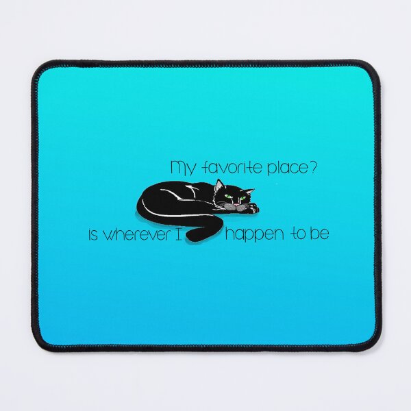 Item preview, Cat's favorite place sky blue deSign designed and sold by MystixJack.