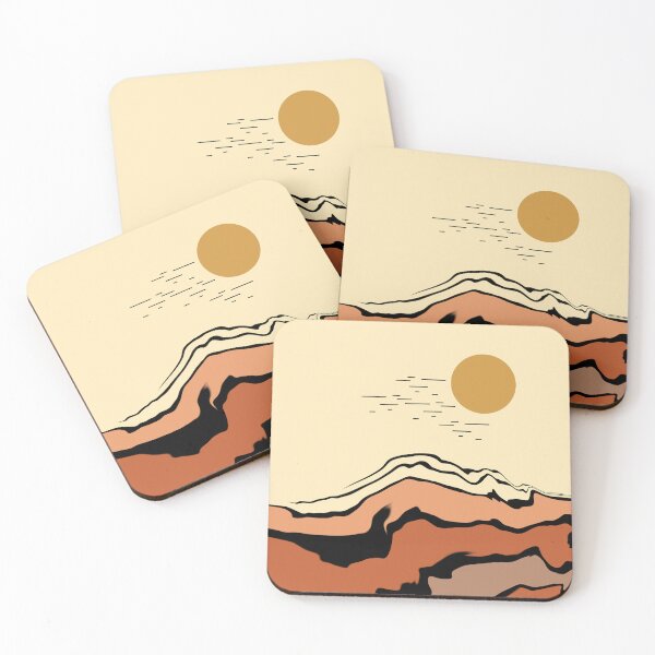 Item preview, Minimalist abstract landscape No.1 designed and sold by DPDesignArt.