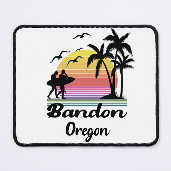 Item preview, Bandon Oregon Seaside Retro Sunset designed and sold by mountainadora.
