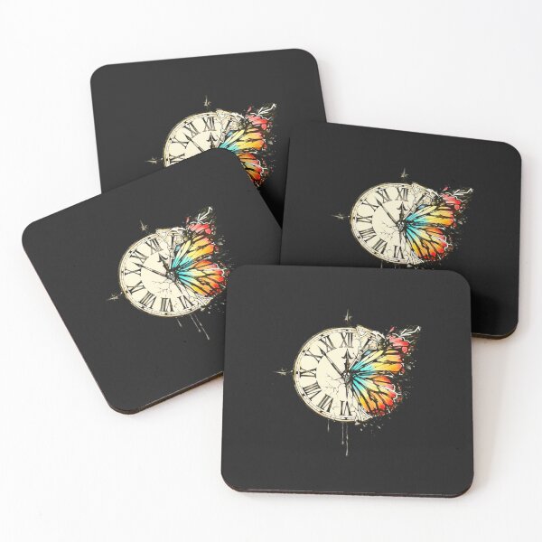 Item preview, butterfly clock designed and sold by MirallesDiGital.
