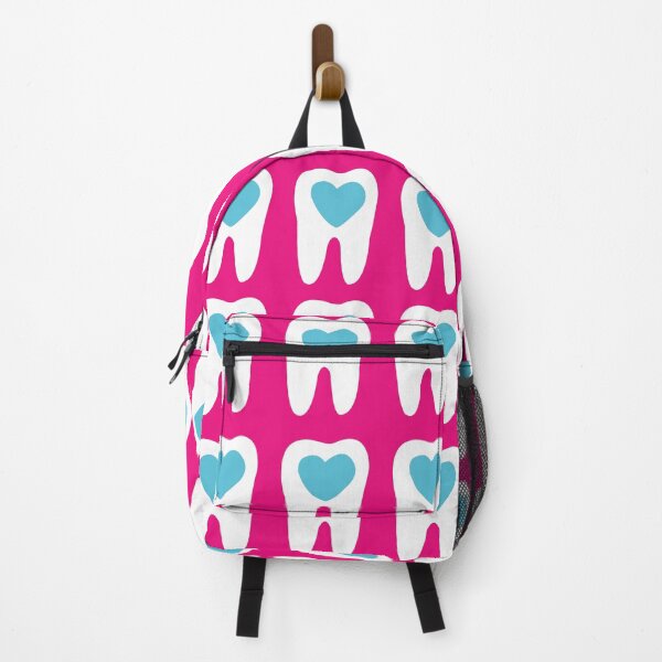 Item preview, funny teeth. Cute tooth art. Dentist pattern design. designed and sold by Denisse diseno.