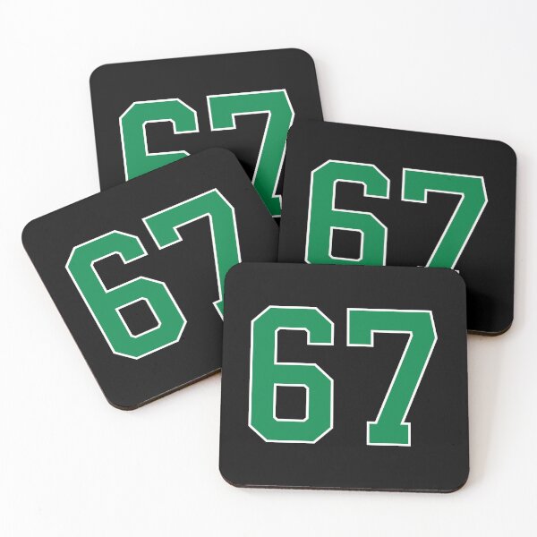 Item preview, 67 number, green lucky sports sixty seven designed and sold by ArtIsParty.