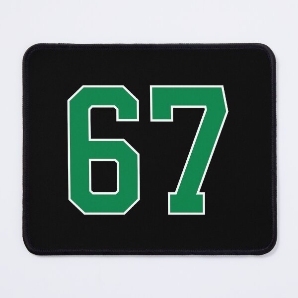 Item preview, 67 number, green lucky sports sixty seven designed and sold by ArtIsParty.