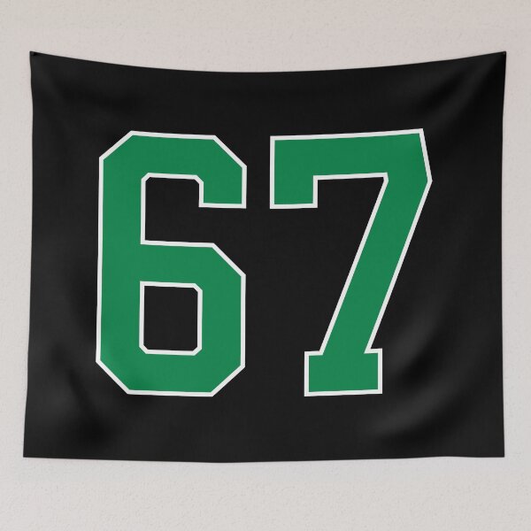 Item preview, 67 number, green lucky sports sixty seven designed and sold by ArtIsParty.