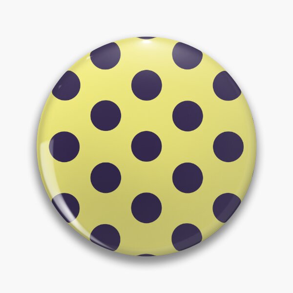 Item preview, Medium NAVY BLUE and YELLOW POLKA DOTS designed and sold by RachelMacht.