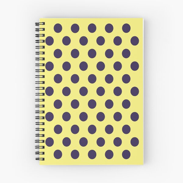 Item preview, Medium NAVY BLUE and YELLOW POLKA DOTS designed and sold by RachelMacht.