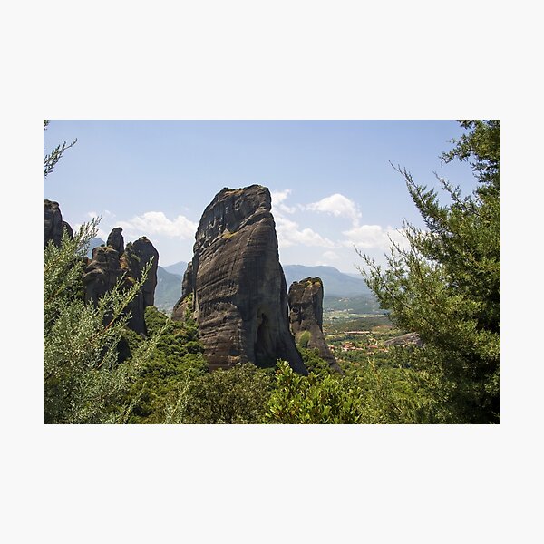 Meteora Pillars of Greece Photographic Print
