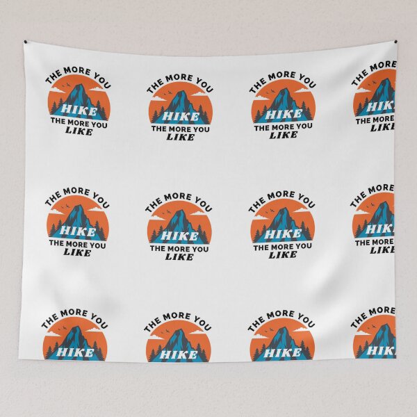 Item preview, Hiking Keeps Memories - The More You Hike The More You Like - Gift For Adventure Outdoor Camping Mountaineer Trekking Hiking Lovers designed and sold by ExploreTheStore.