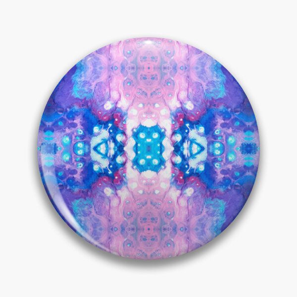 Item preview, Cuadro abstracto azul, turquesa, morado, rosa y blanco designed and sold by Creative-Voyage.