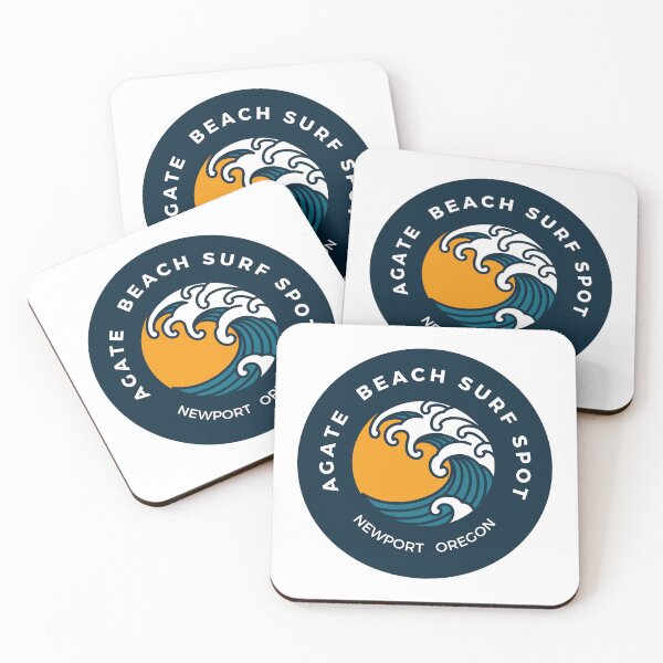 Item preview, Agate Beach Oregon Surf Spot designed and sold by OregonSurfClub.
