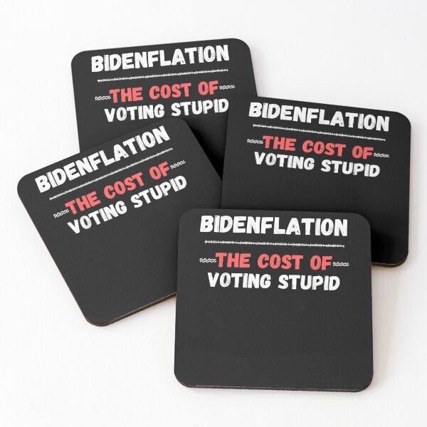 Item preview, Bidenflation The Cost Of Voting Stupid Funny Anti Biden T-Shirt designed and sold by sweazyyh.