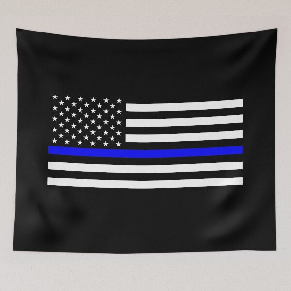 Item preview, Police: Black Flag & Blue Line designed and sold by Jared Davies.