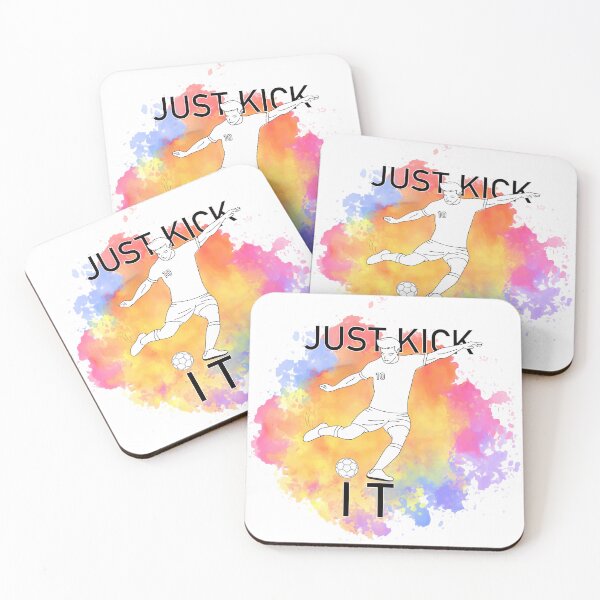 Item preview, Just kick it - soccer designed and sold by DE-Couple.