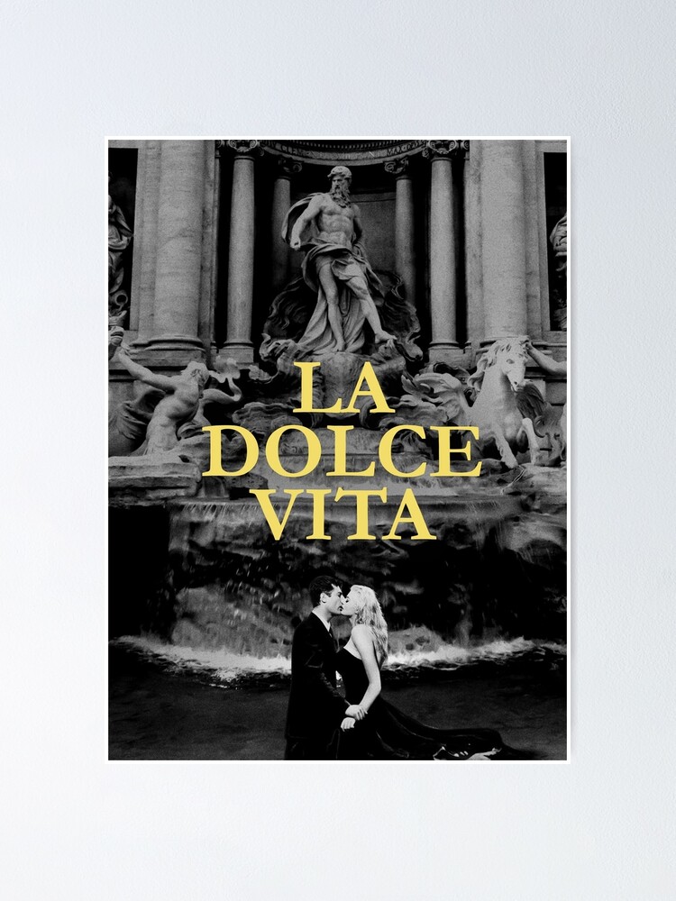 La Dolce Vita Art Poster by CoconutMelon
