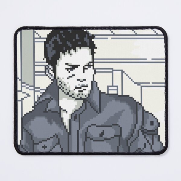 Artikelvorschau, Resident Evil Chris Redfield Pixel Art entworfen und verkauft von AlleenasPixels.
