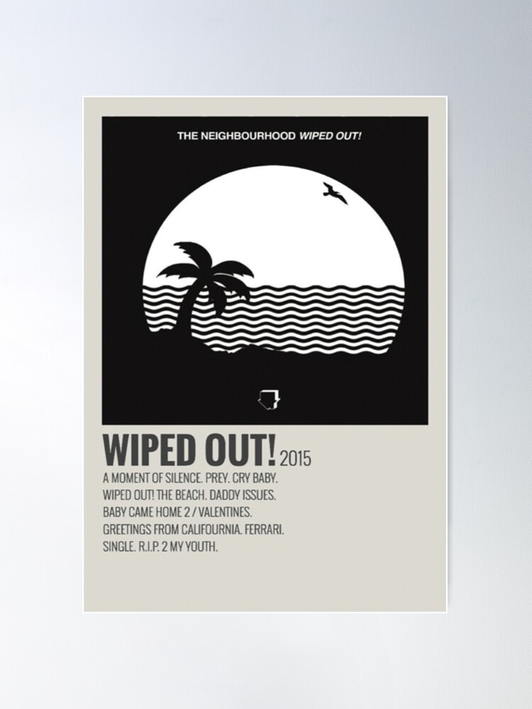 The Neighbourhood 'Wiped Out!' Album Art Tracklist Poster – The Indie Planet