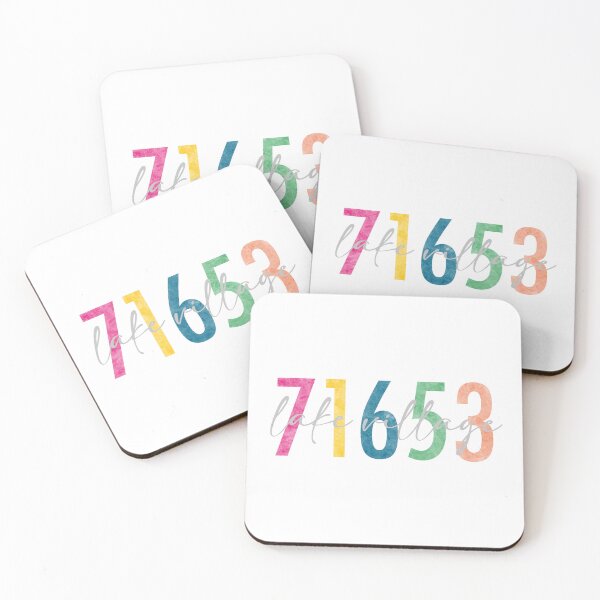 Item preview, Lake Village Zip Code Art designed and sold by kikicantrell.