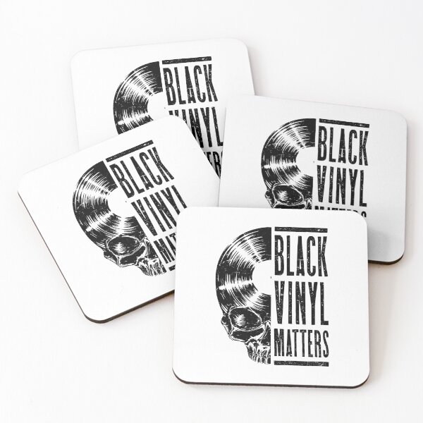 Item preview, Black Vinyl Matters Vintage Record Lover Gothic Skull LP designed and sold by GrandeDuc.