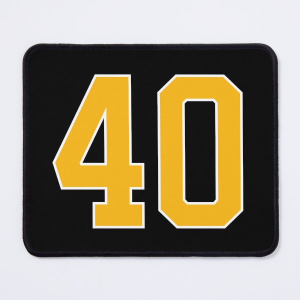 Item preview, Yellow Number 40 lucky sports jersey forty designed and sold by HeavyStyle.