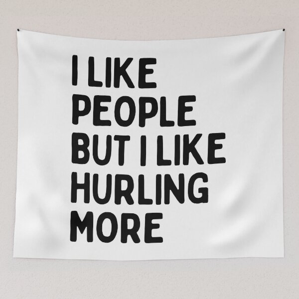 Item preview, I like people BUT I like hurling more designed and sold by TheGreenGoat.