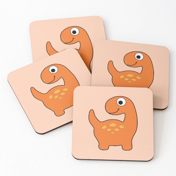 Item preview, Cute Orange Dino designed and sold by EpicCreation.